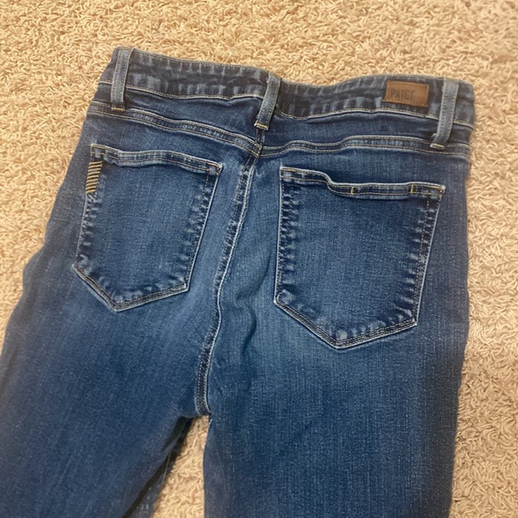 PAIGE Hoxton Crop jeans size 30 - Picture 6 of 11